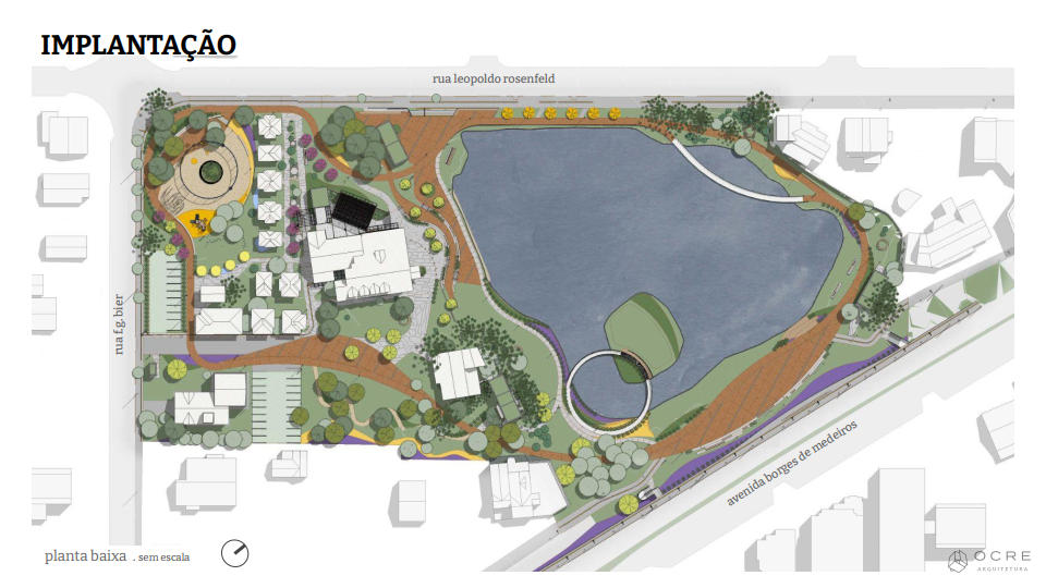 Planta de implantação do projeto